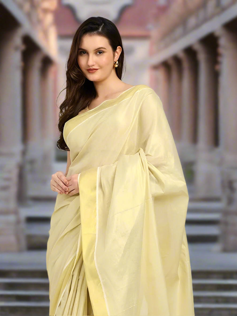 Women wearing Kerala Kasvu saree